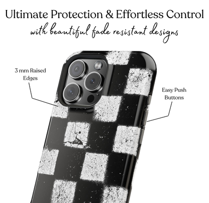 Grunge Grid Phone Case