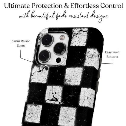 Grunge Grid MagSafe Phone Case