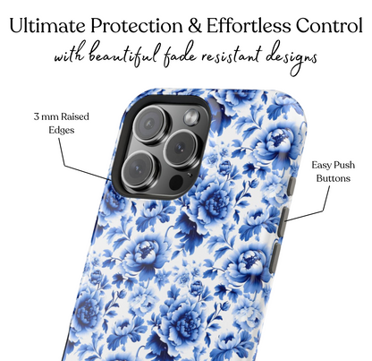 Blue Blossom MagSafe Case