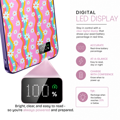 Groovy Bloom Power Bank