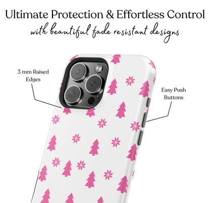 Pinkmas Pines MagSafe Case