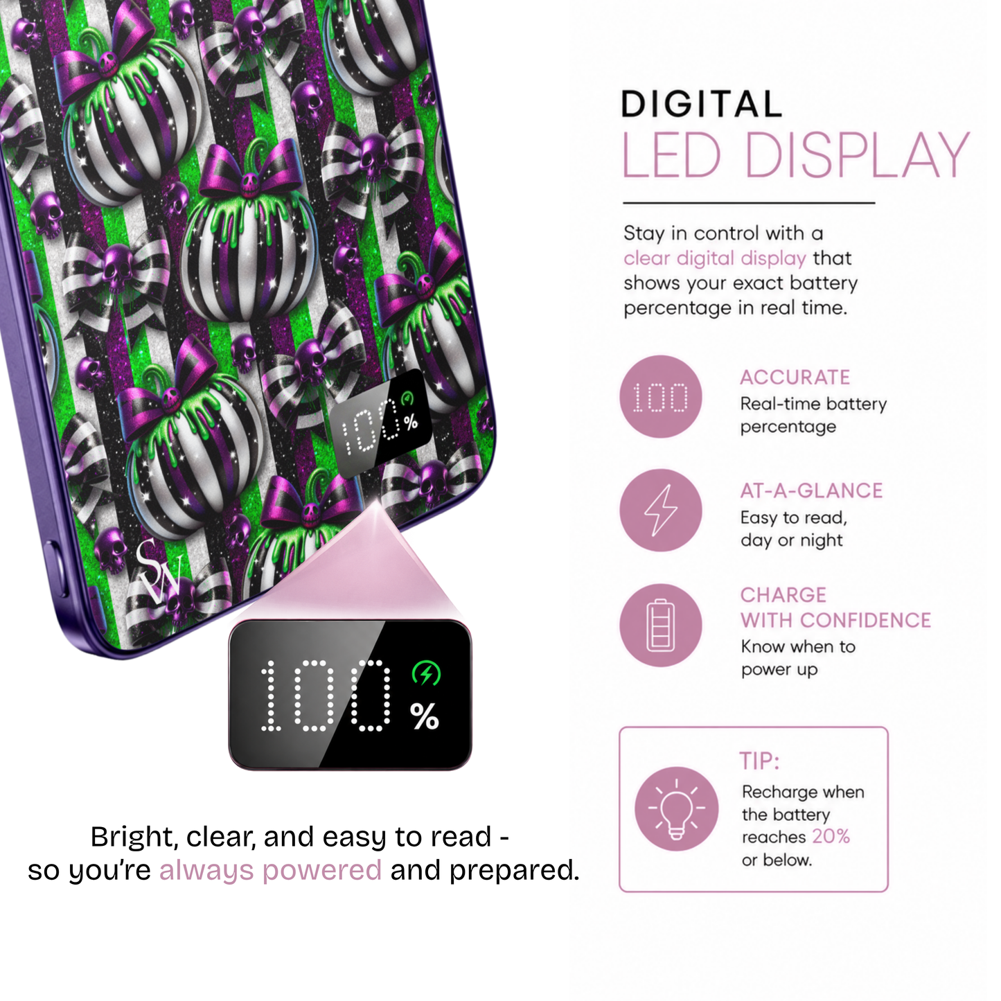 Sinister Sparkle MagSafe Power Bank
