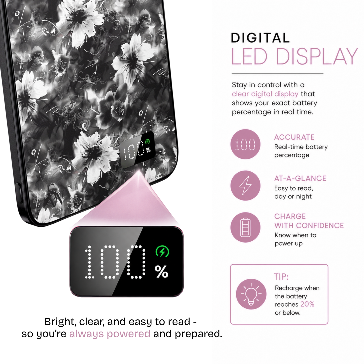Midnight Bloom Power Bank