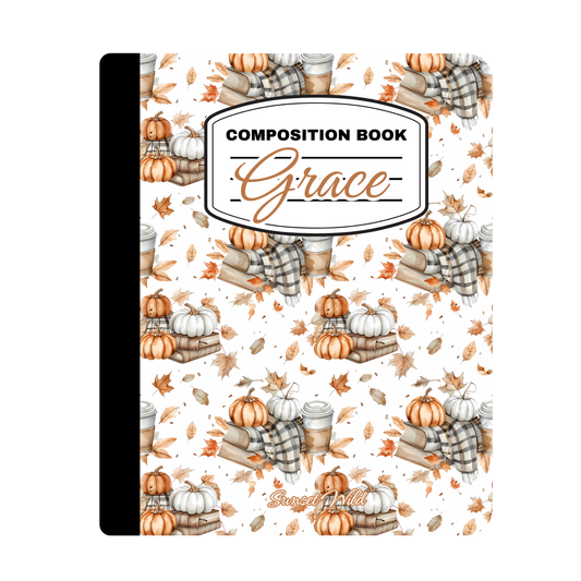 Autumn Comfort Custom Notebook
