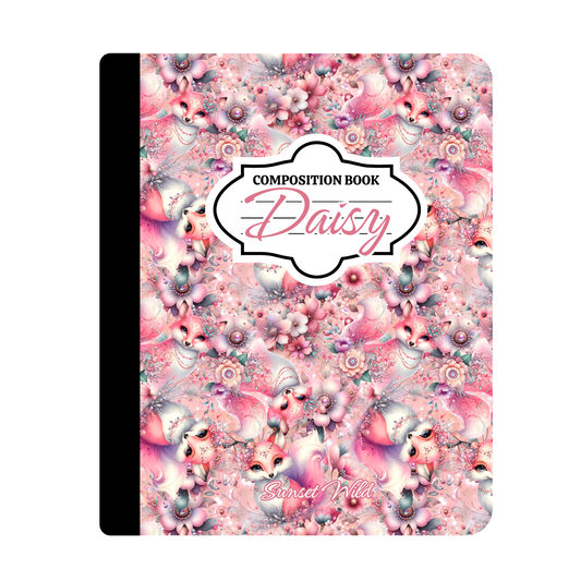 Miss Foxy Custom Notebook
