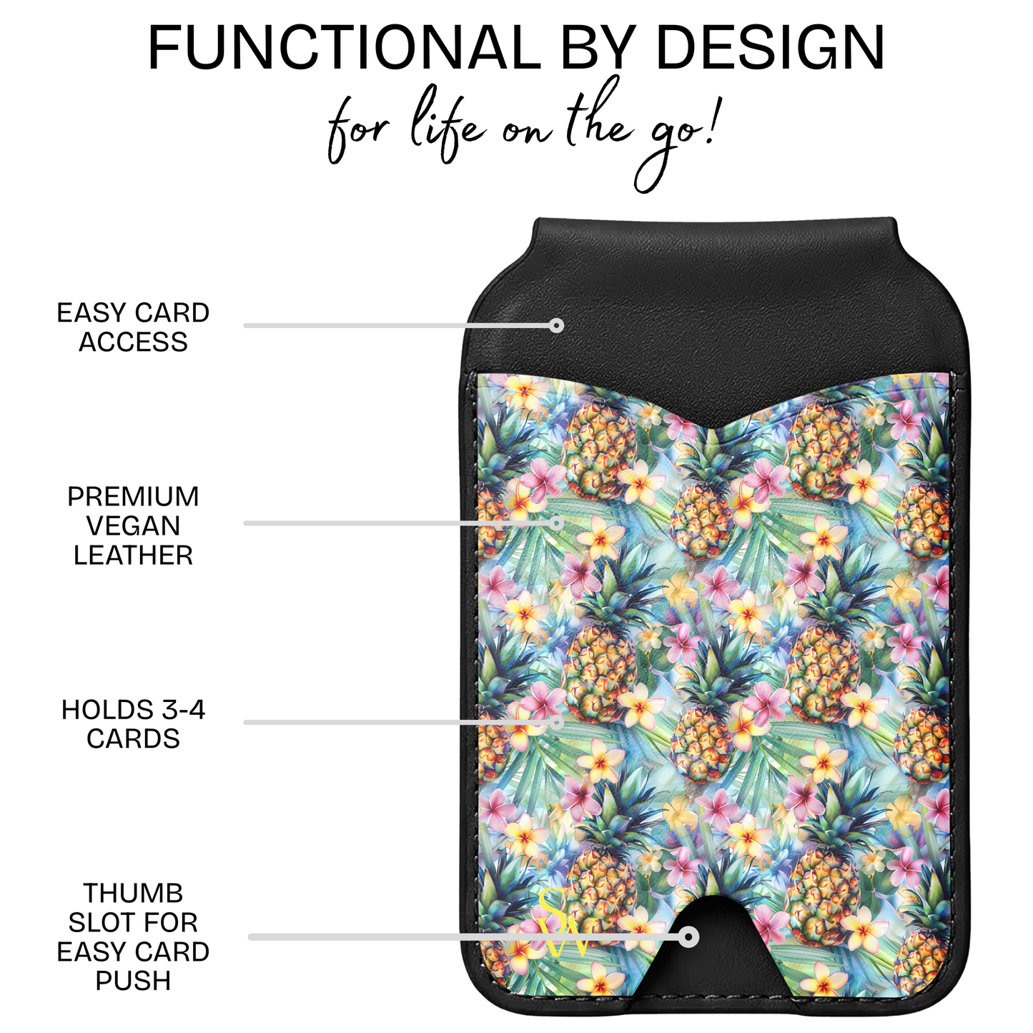 Pineapple Paradise Phone Wallet