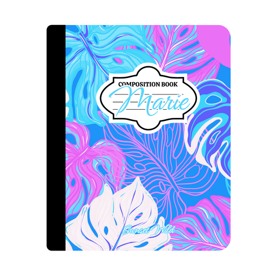 Moonlit Tropics Custom Notebook