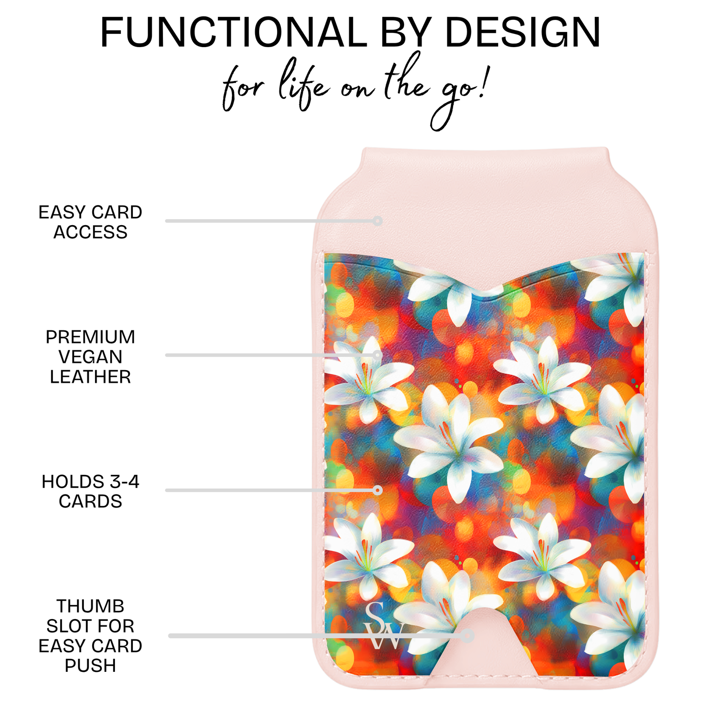 Sunset Lilies Phone Wallet