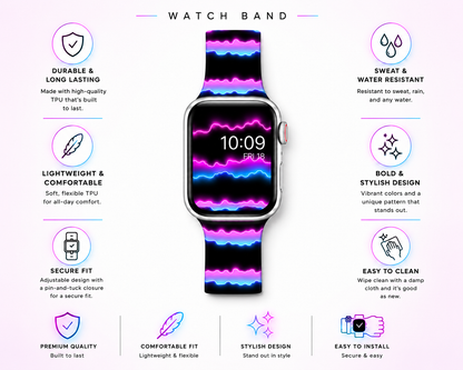 Black Fusion Watch Band