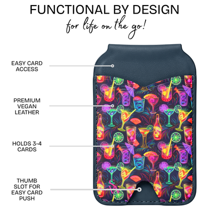 Sunset Sips Phone Wallet