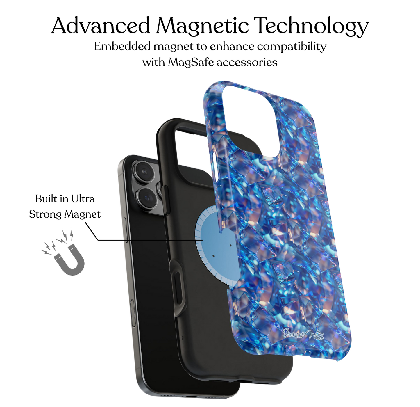 Glacier Glass MagSafe Case