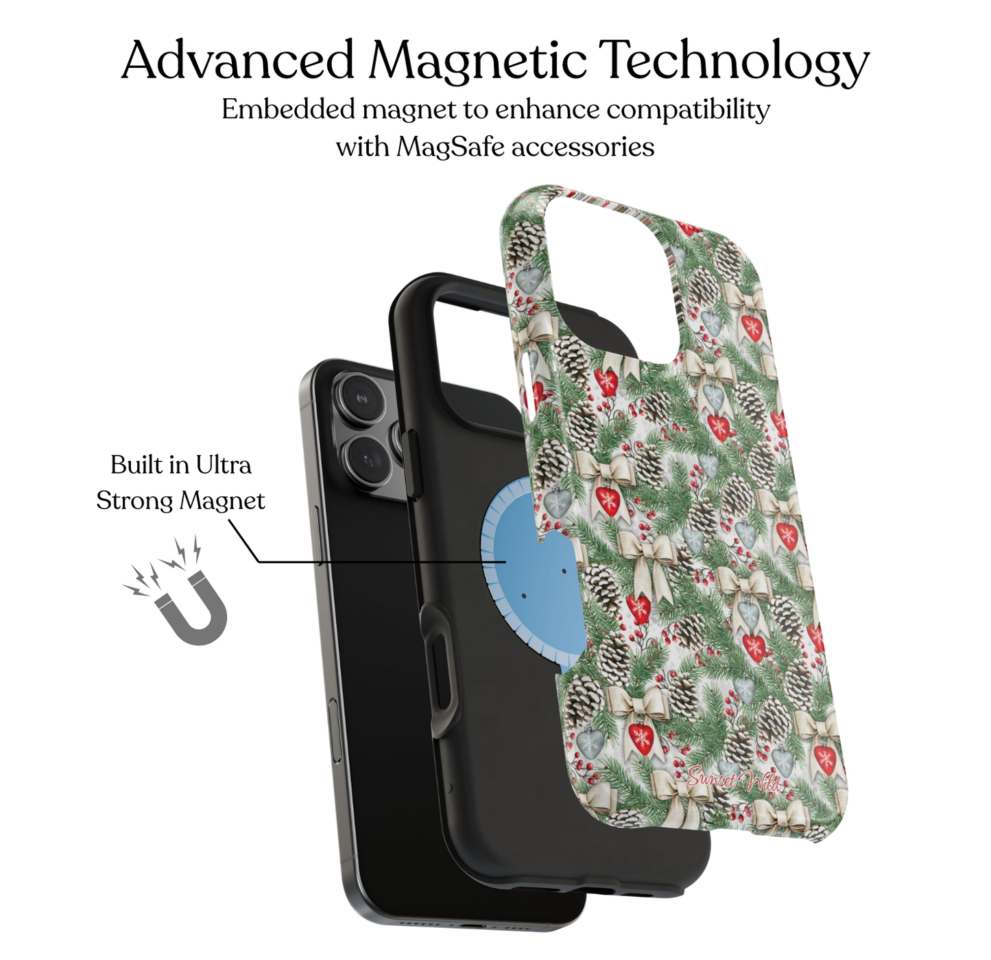 Heart of Christmas MagSafe Case