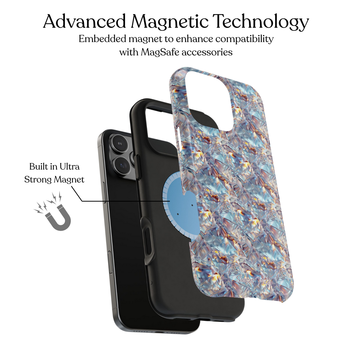 Frozen Flame MagSafe Case