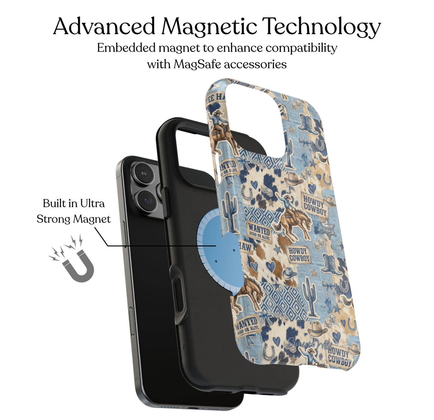 Howdy Cowboy Phone Case