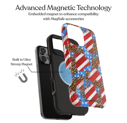 Red White & Wild Phone Case