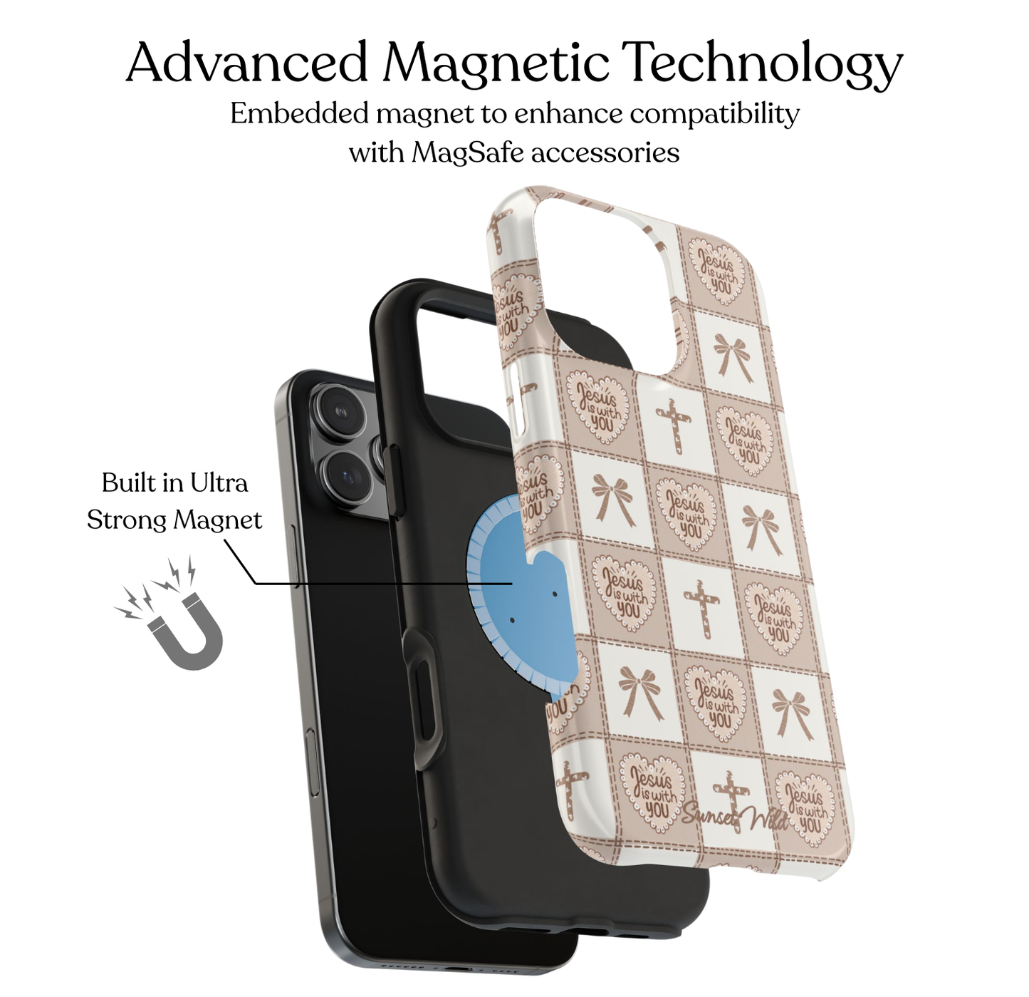 Jesus is with You Phone Case