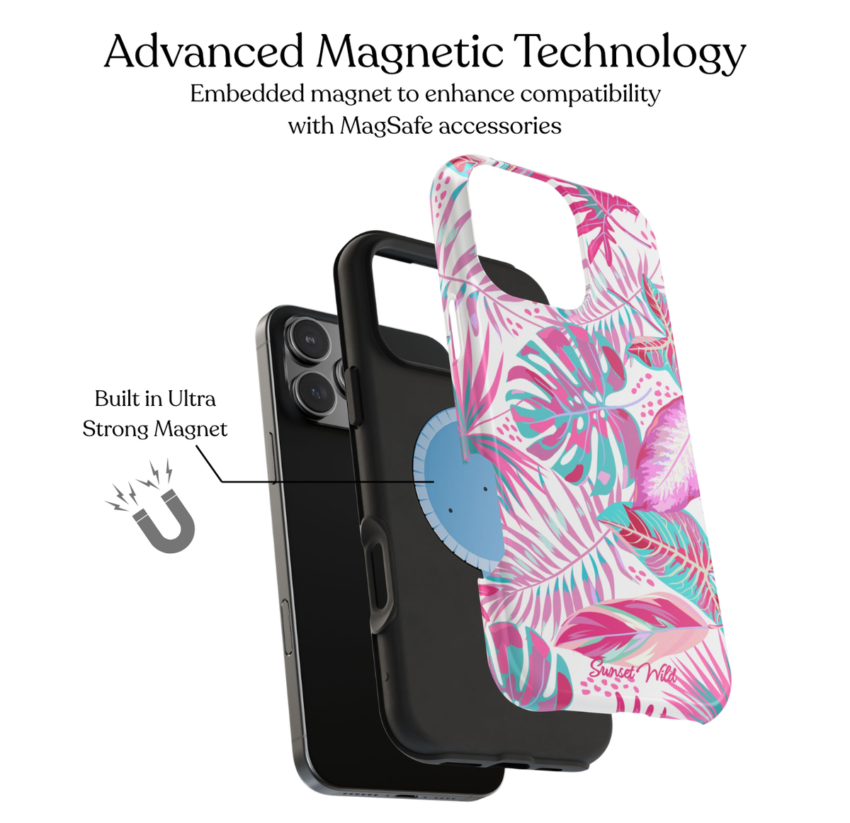 Cotton Candy Coast MagSafe Phone Case
