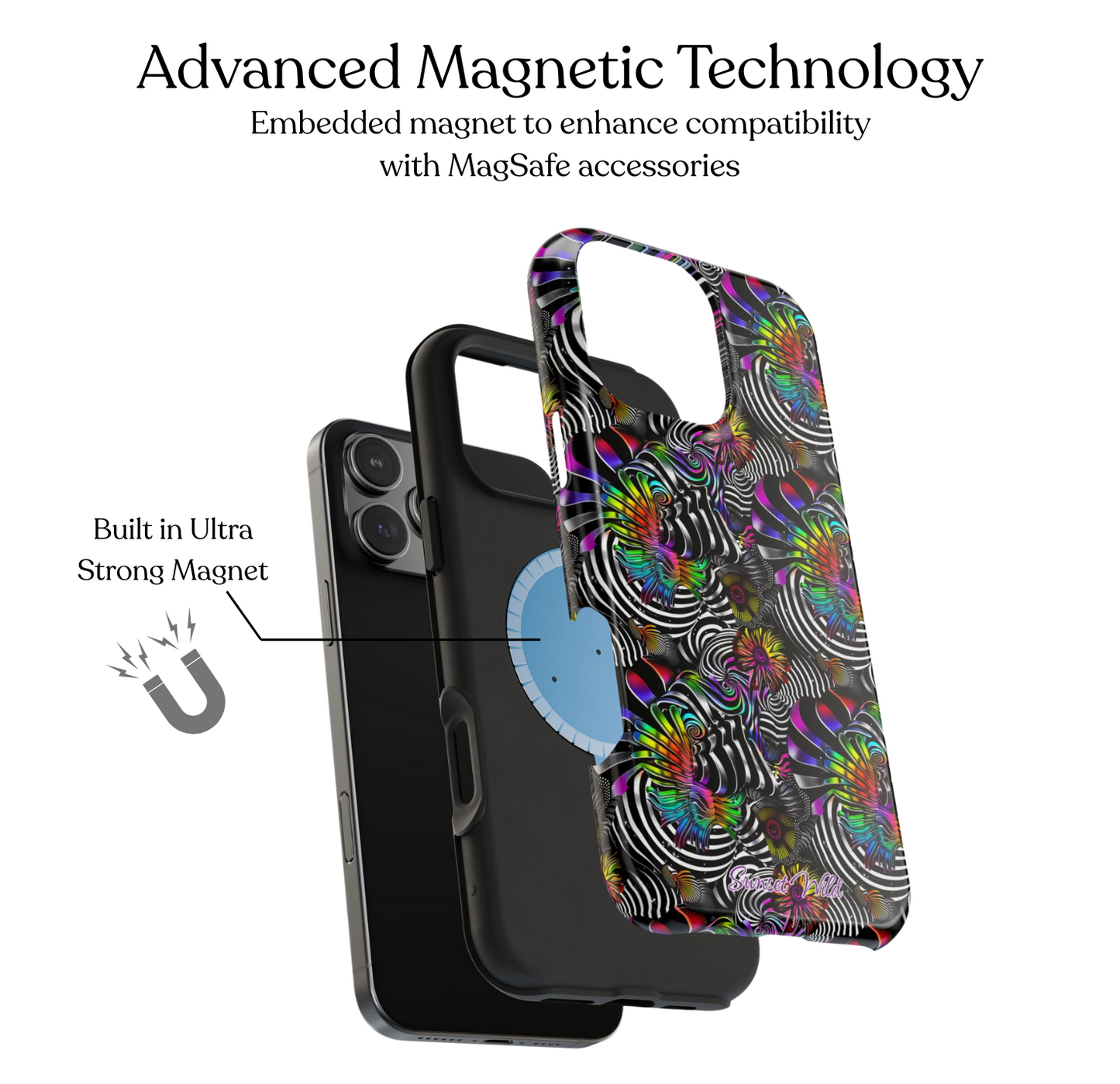 Rainbow Rave MagSafe Case