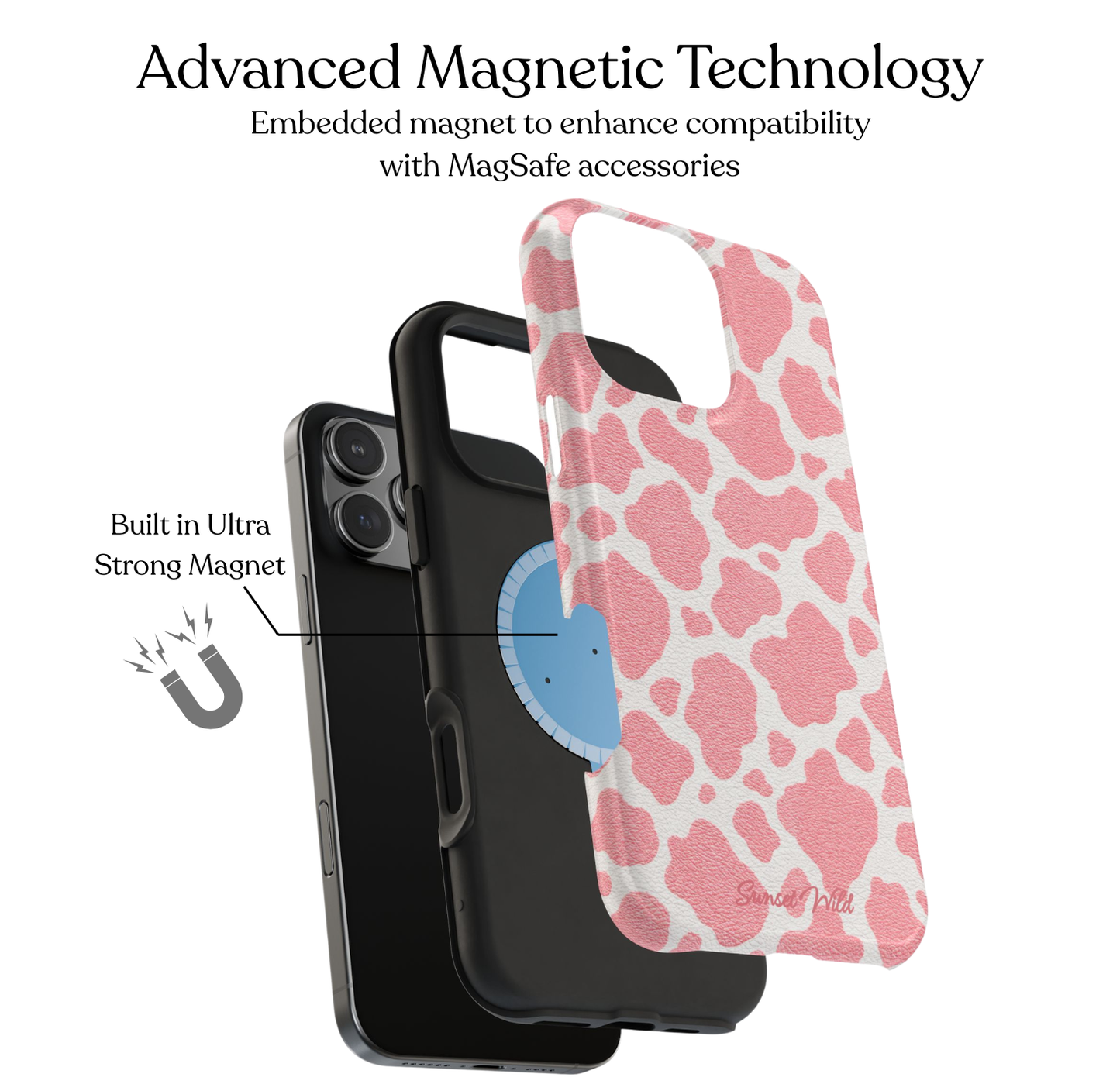 Cowhide Chic Phone Case