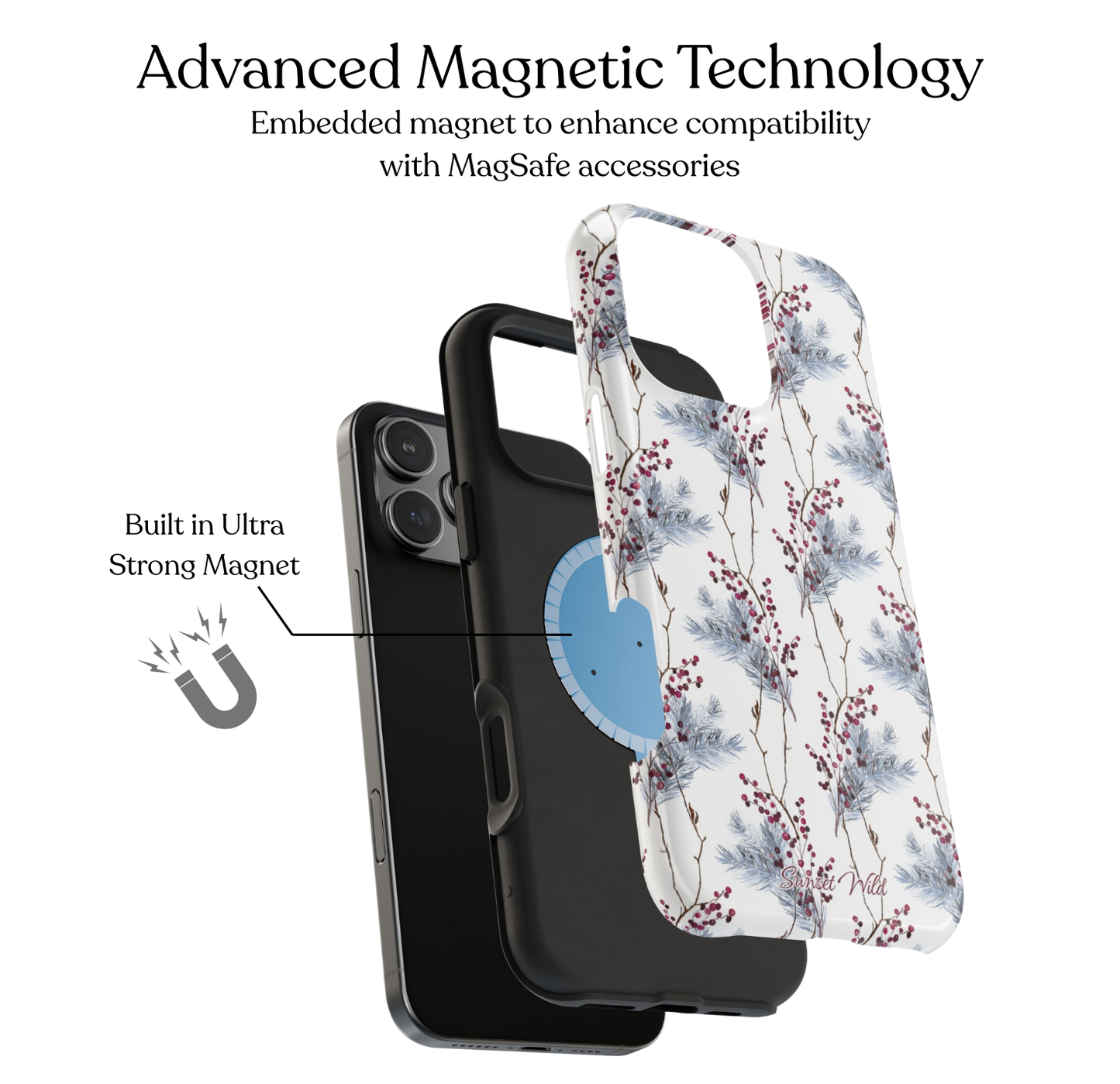 Winterberry Frost MagSafe Case