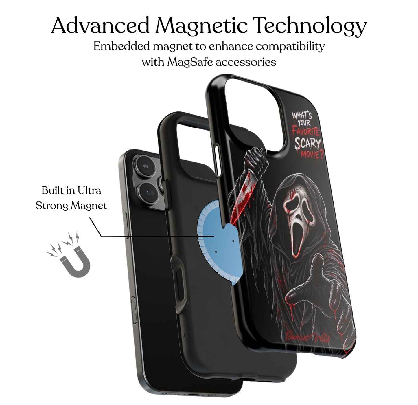 Ghostface MagSafe Phone Case