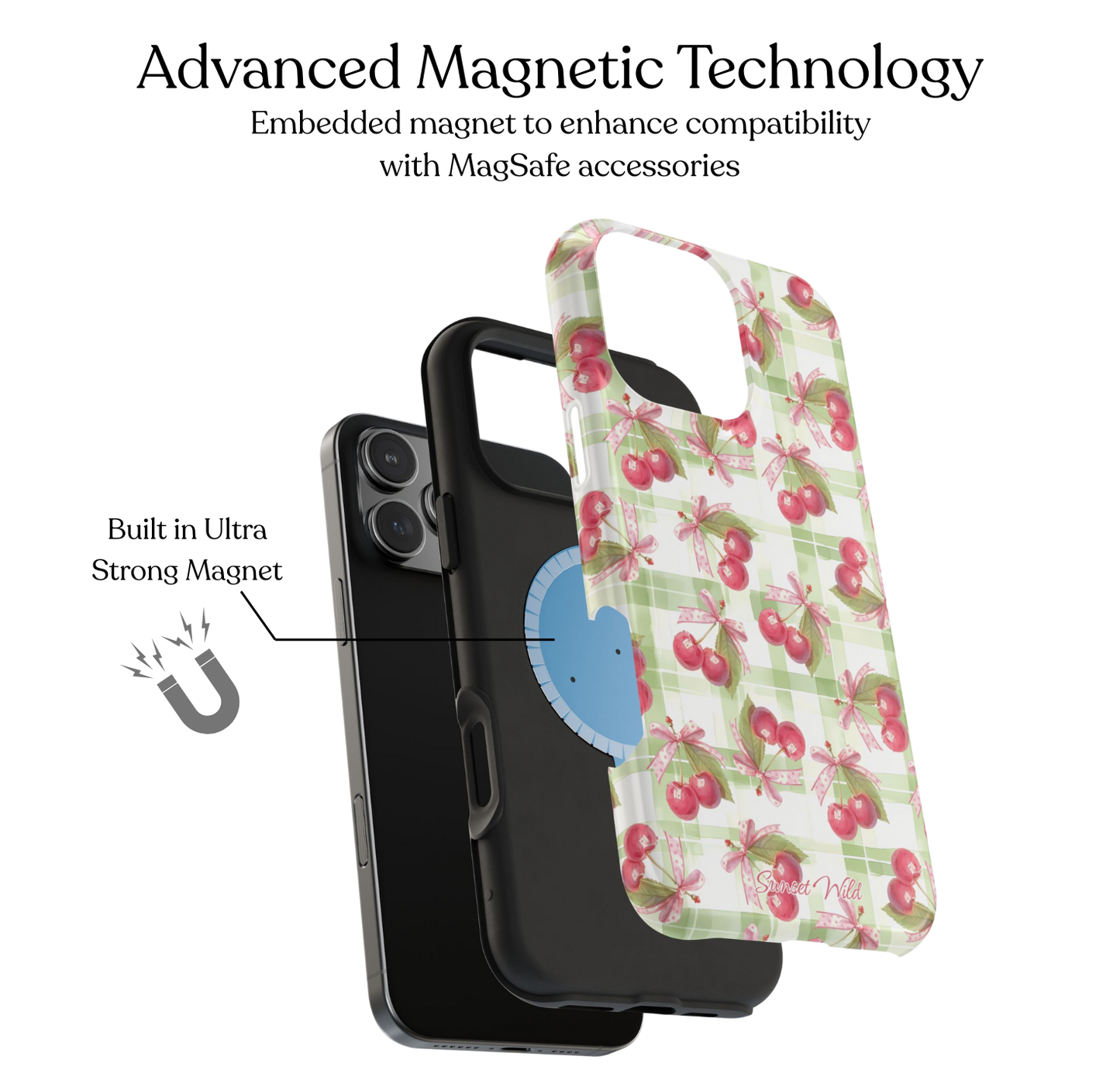 Coquette Cherries MagSafe Case