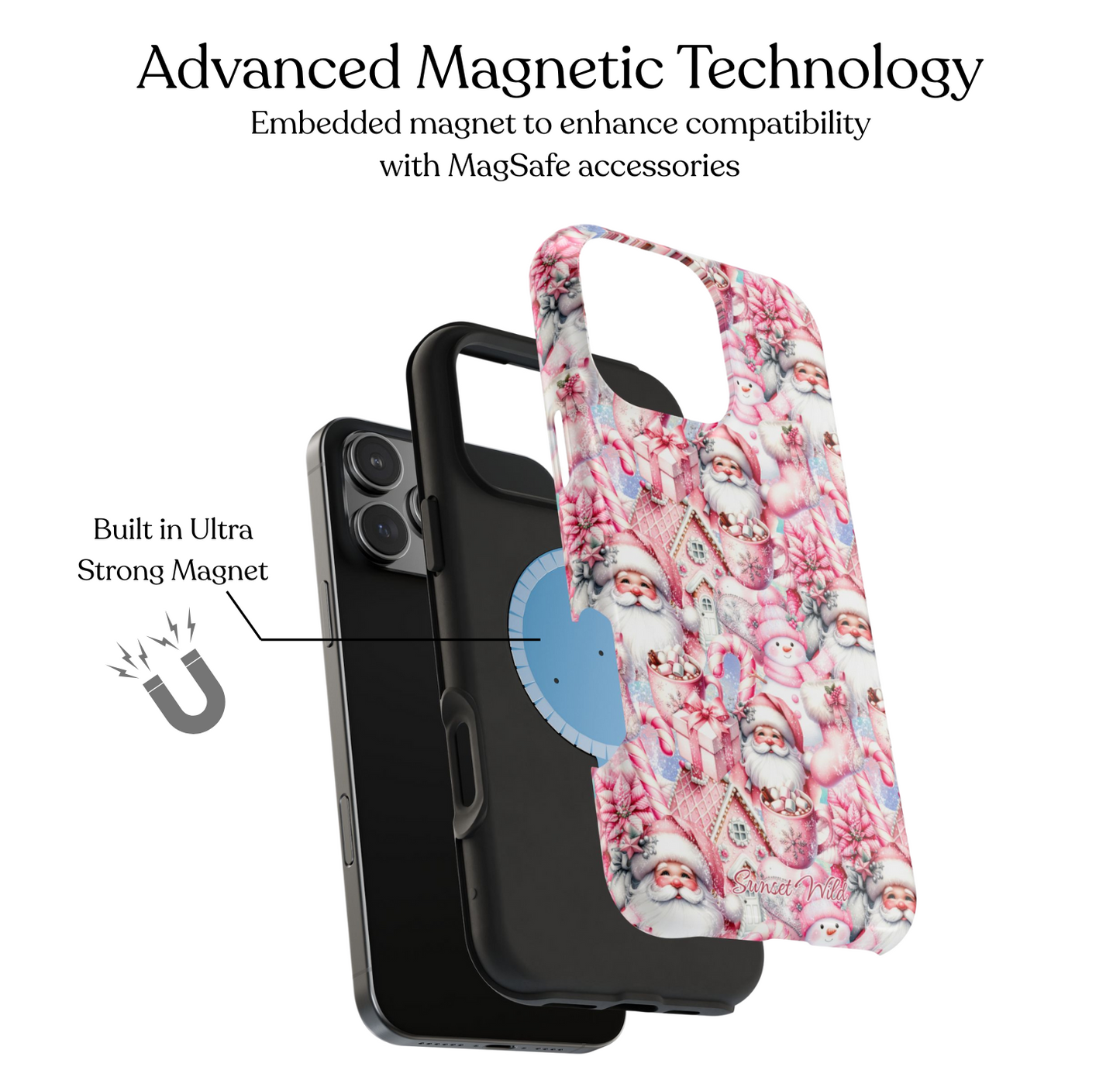 Cocoa & Candy Canes MagSafe Case