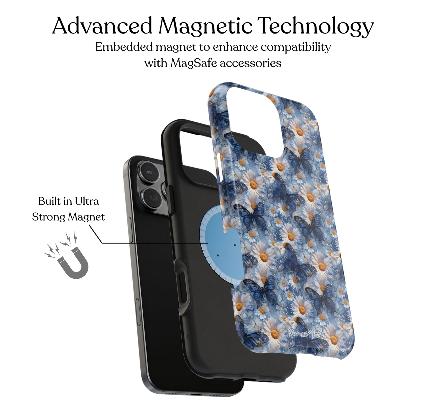 Midnight Meadow MagSafe Case