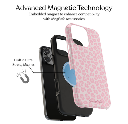 Pink Leopard MagSafe Phone Case