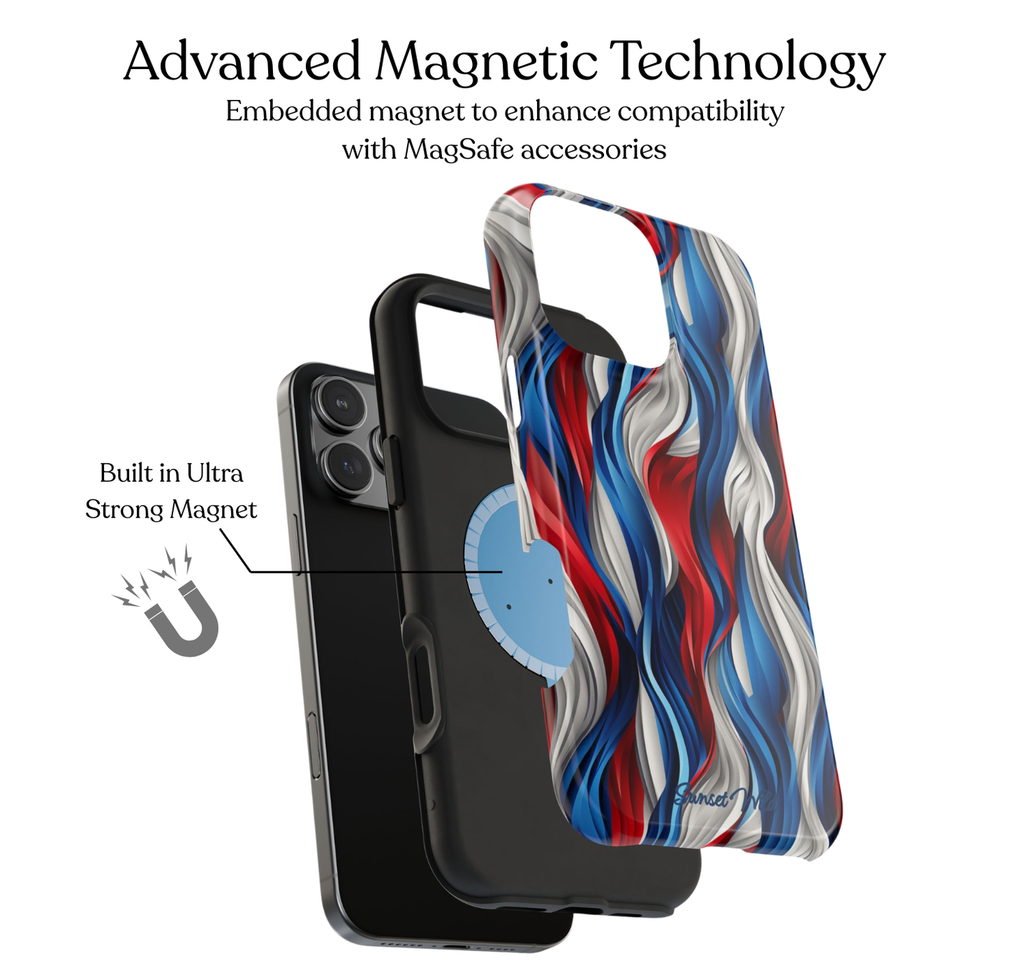 Patriot Waves Phone Case