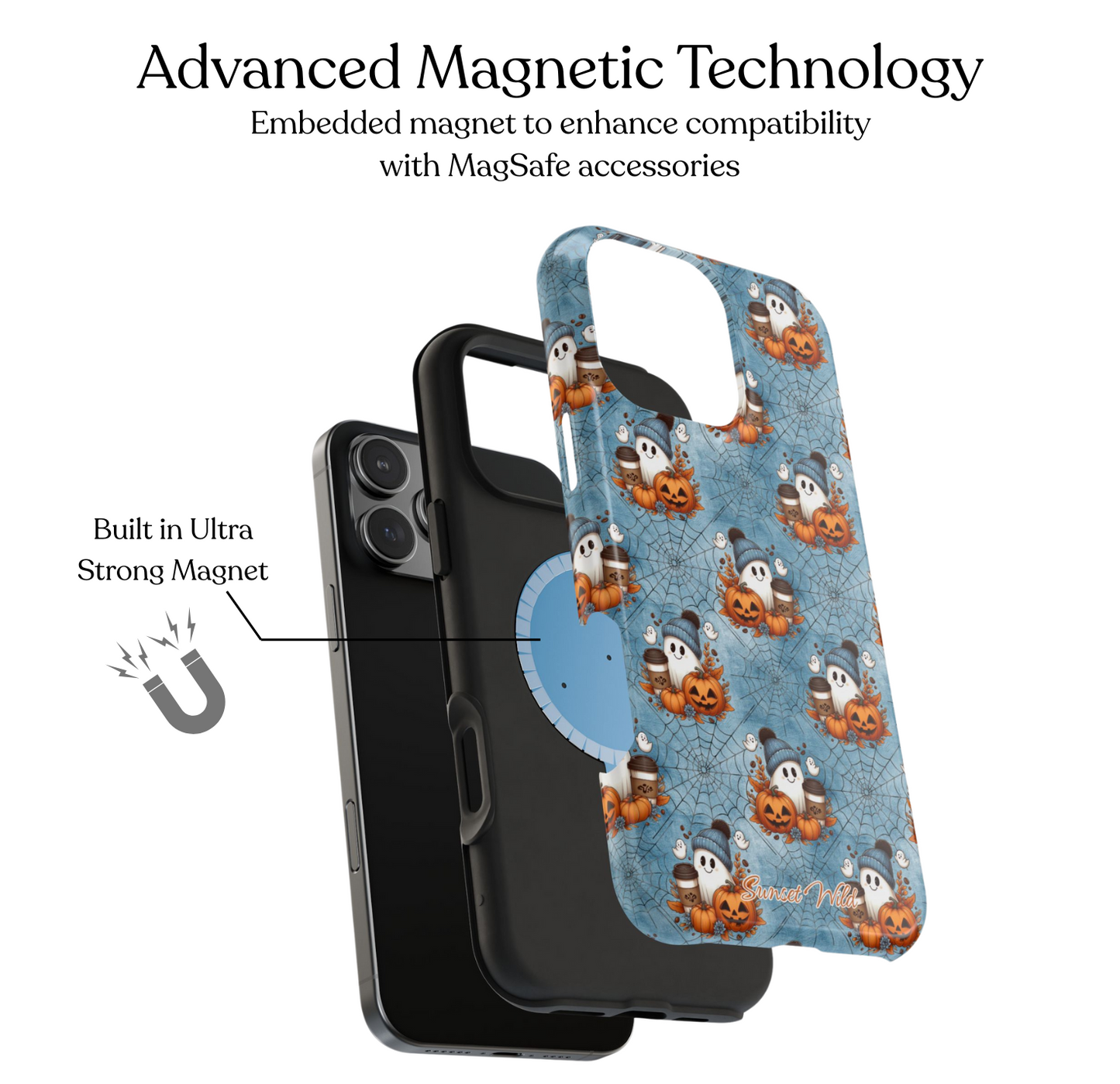 Pumpkin Brew & Boo MagSafe Phone Case