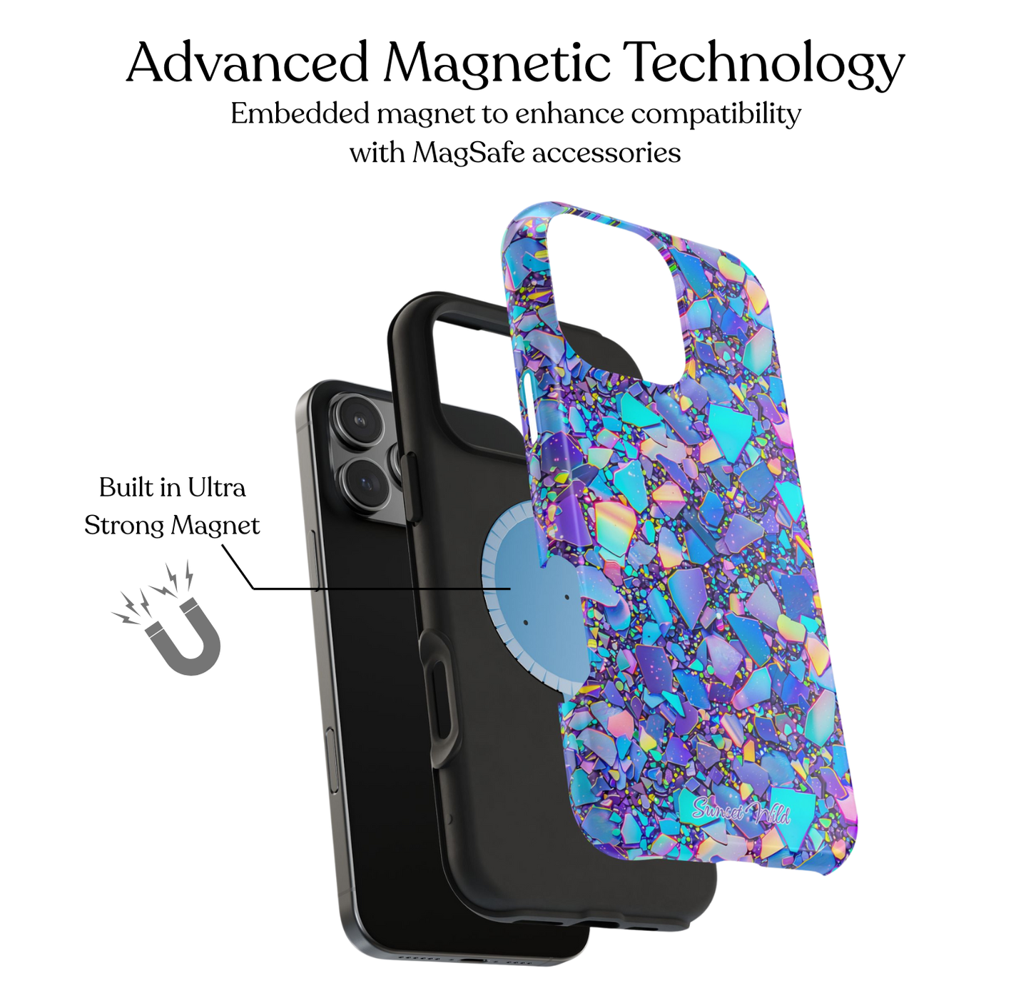 Cosmic Crystals MagSafe Case