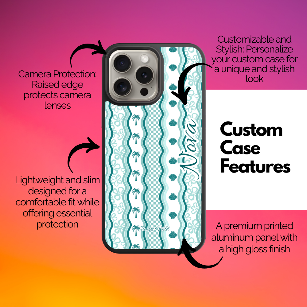 Teal Tides Custom Case