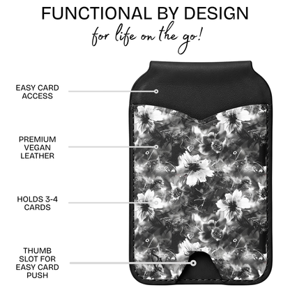 Midnight Bloom Phone Wallet