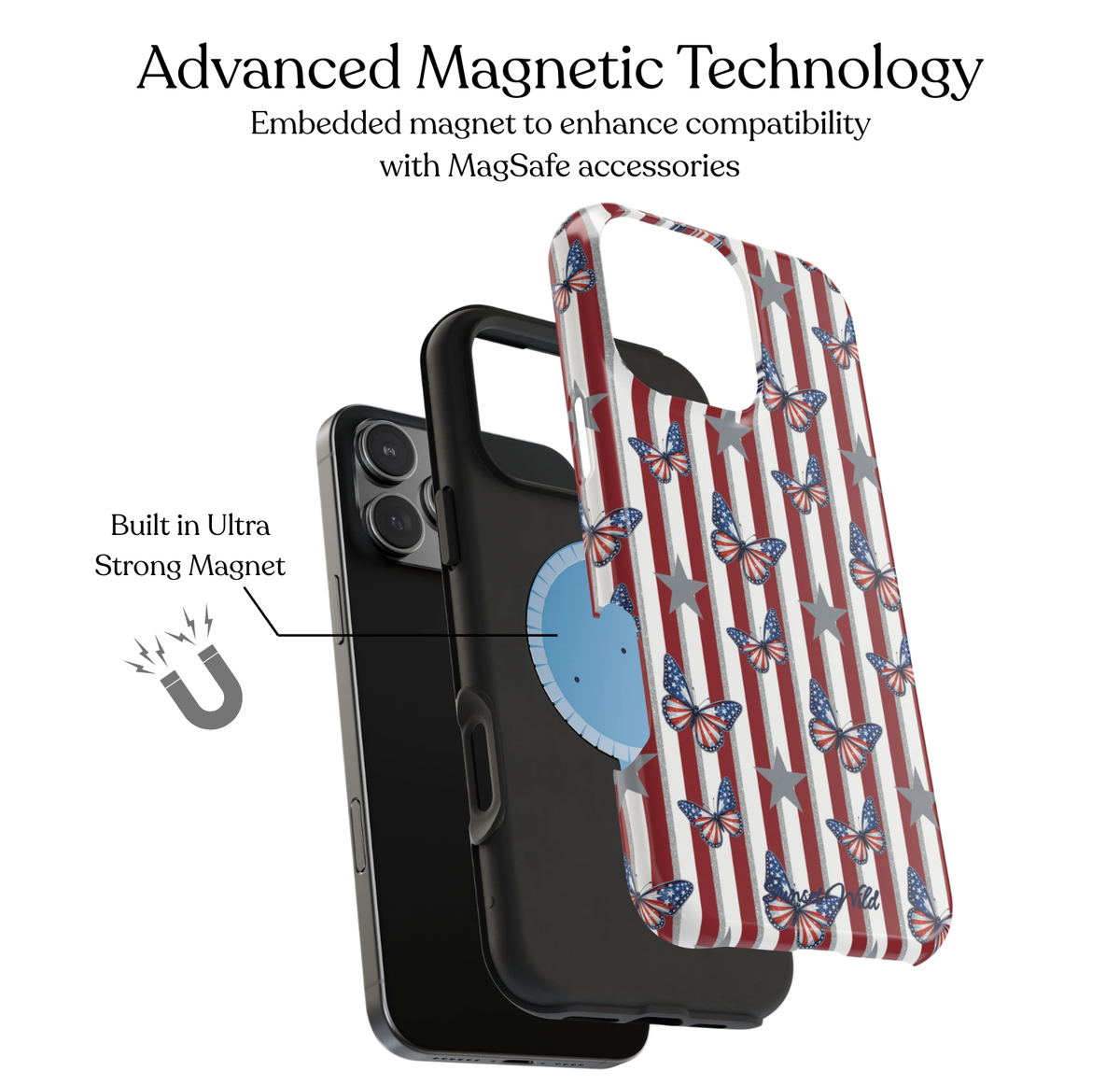 Freedom Flutter MagSafe Phone Case