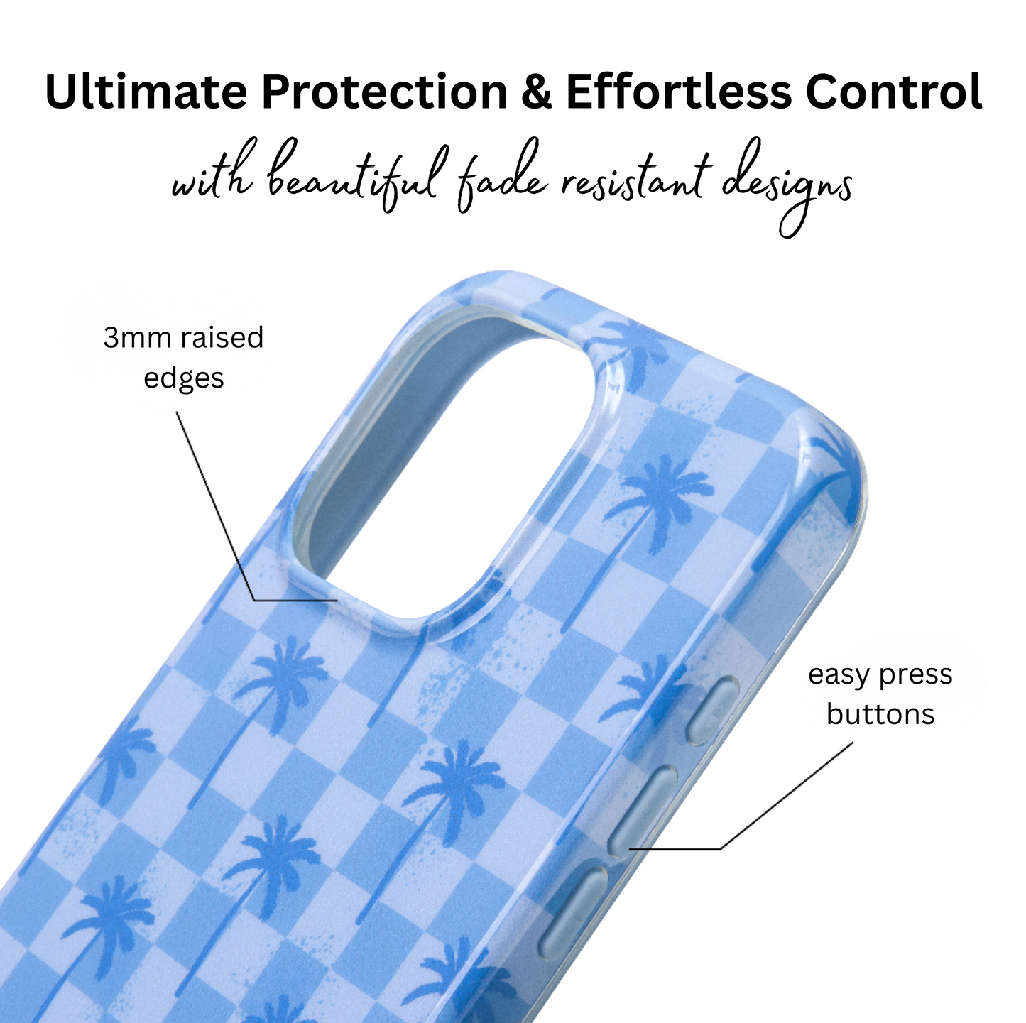 Paradise Palms (Blue) Phone Case