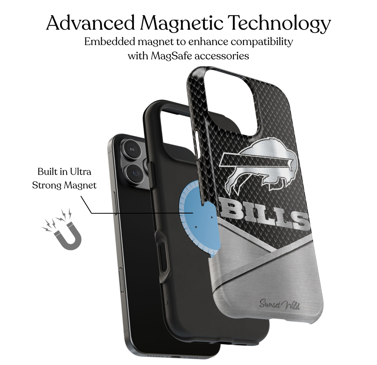 Bills Chrome MagSafe Phone Case