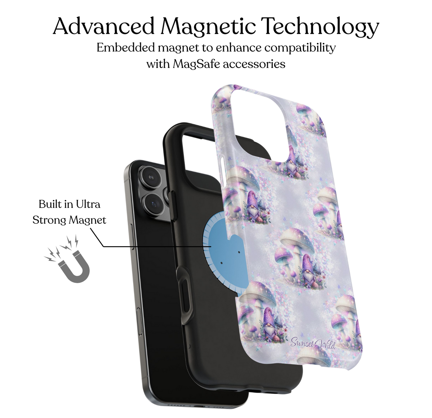 Starlit Shrooms MagSafe Case