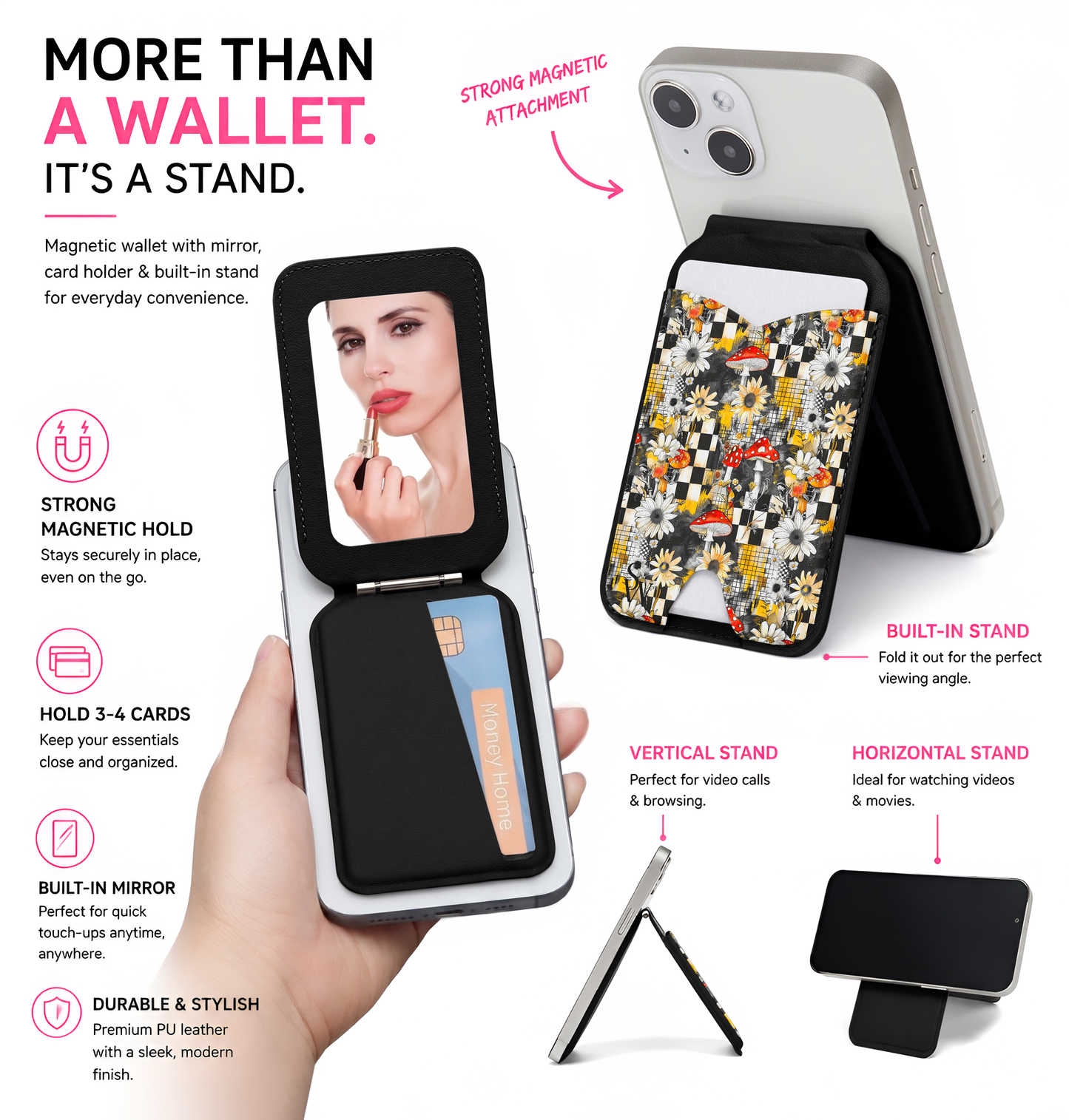 Grunge Garden Phone Wallet