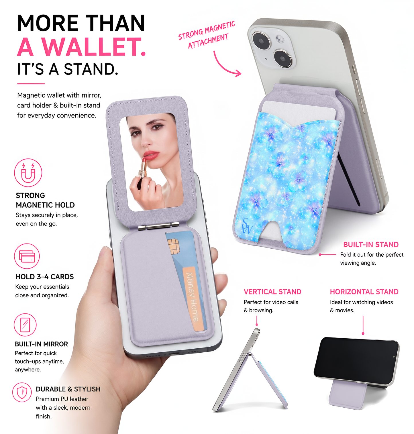 Icy Enchantment Phone Wallet