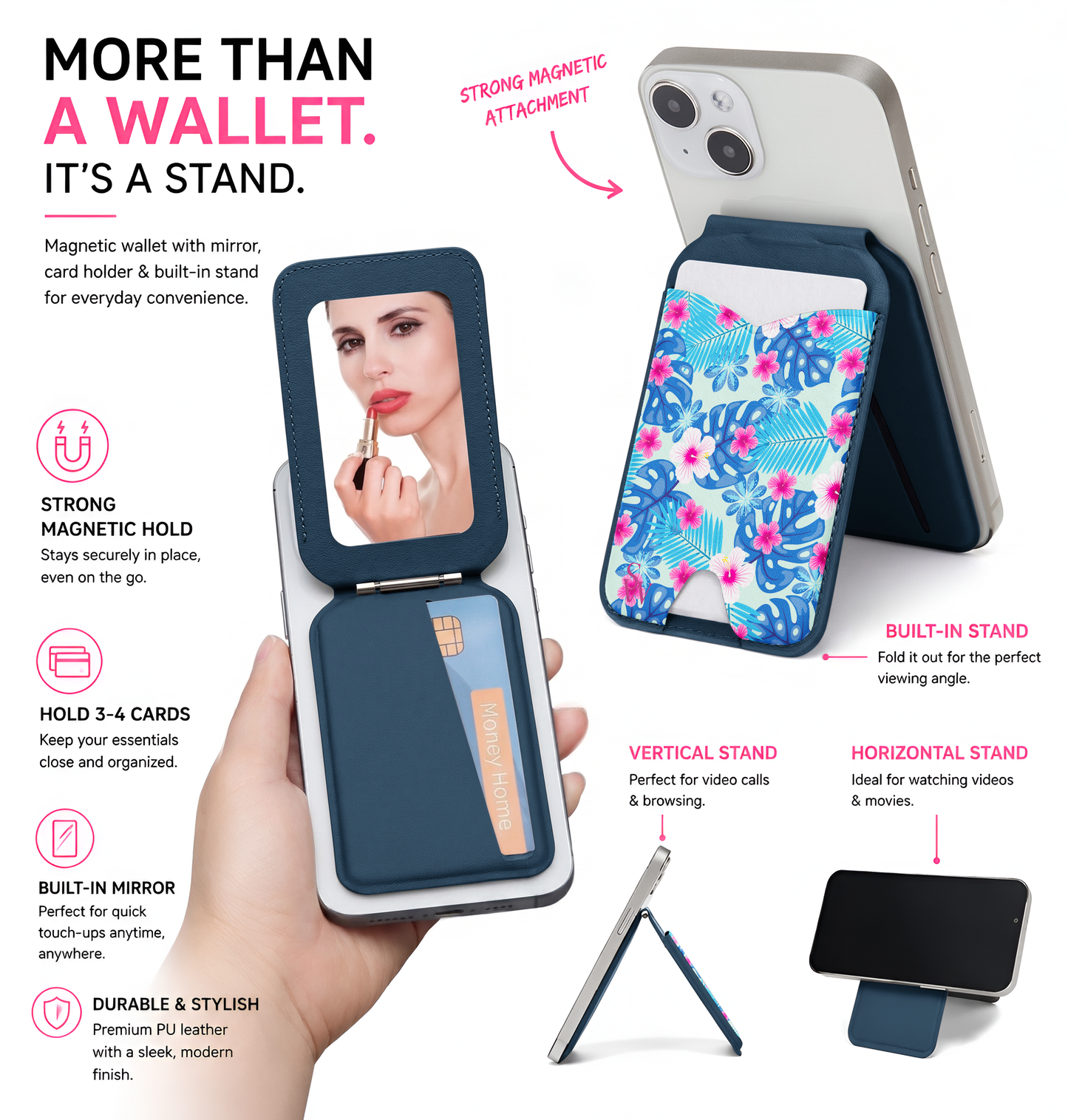 Island Bloom Phone Wallet