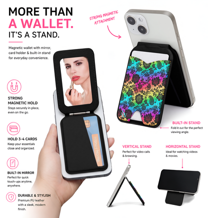 Neon Lace Phone Wallet