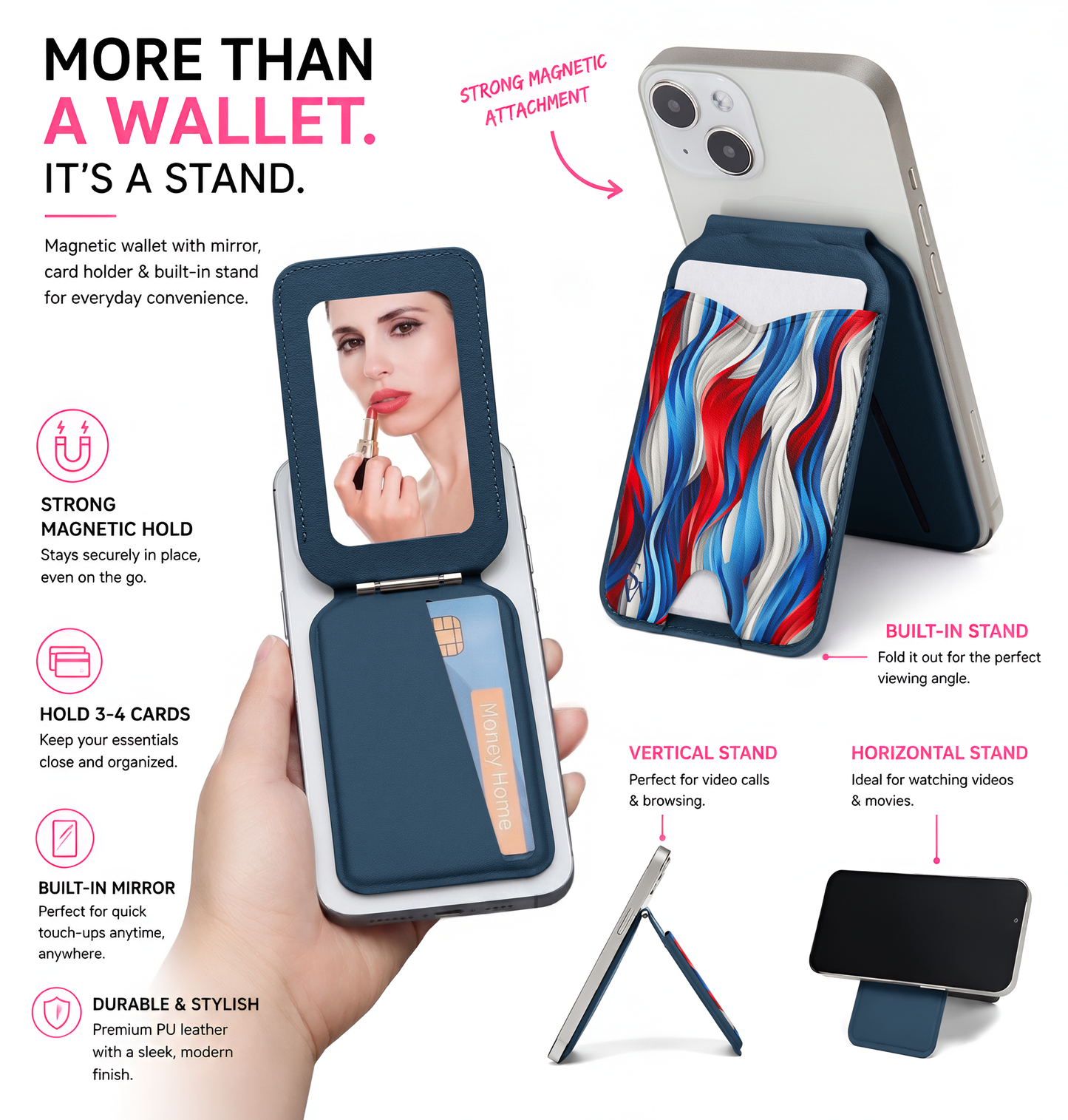 Patriot Waves Phone Wallet