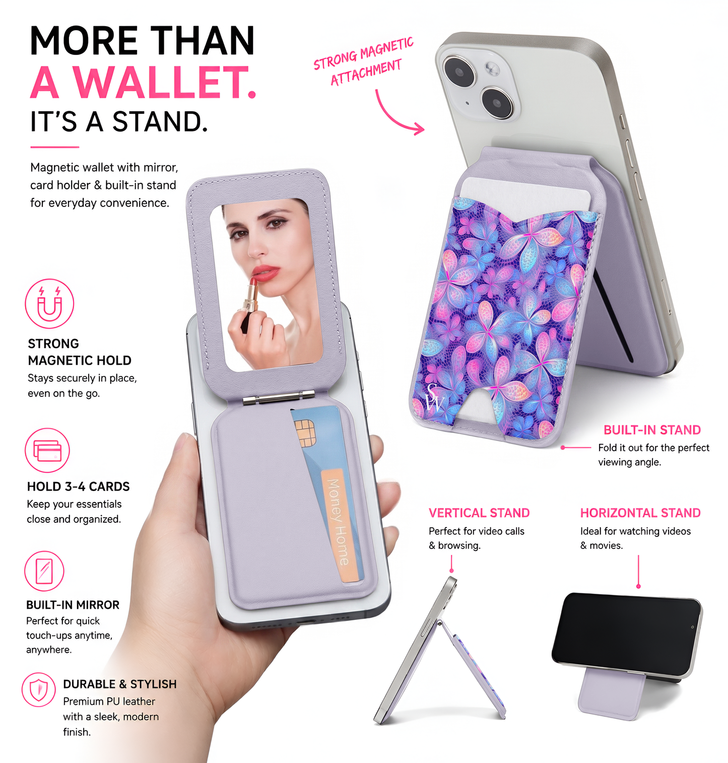 Petal Pop Phone Wallet