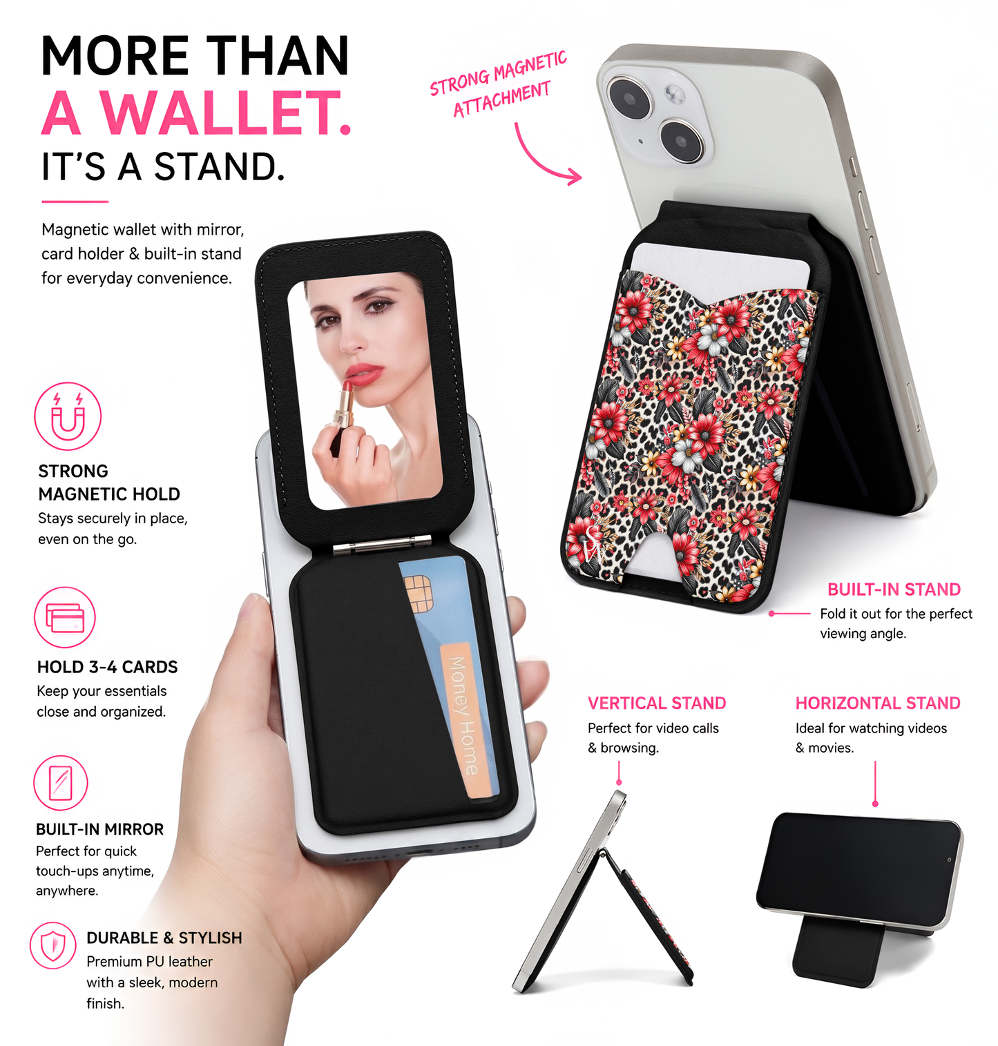 Scarlet Safari Phone Wallet