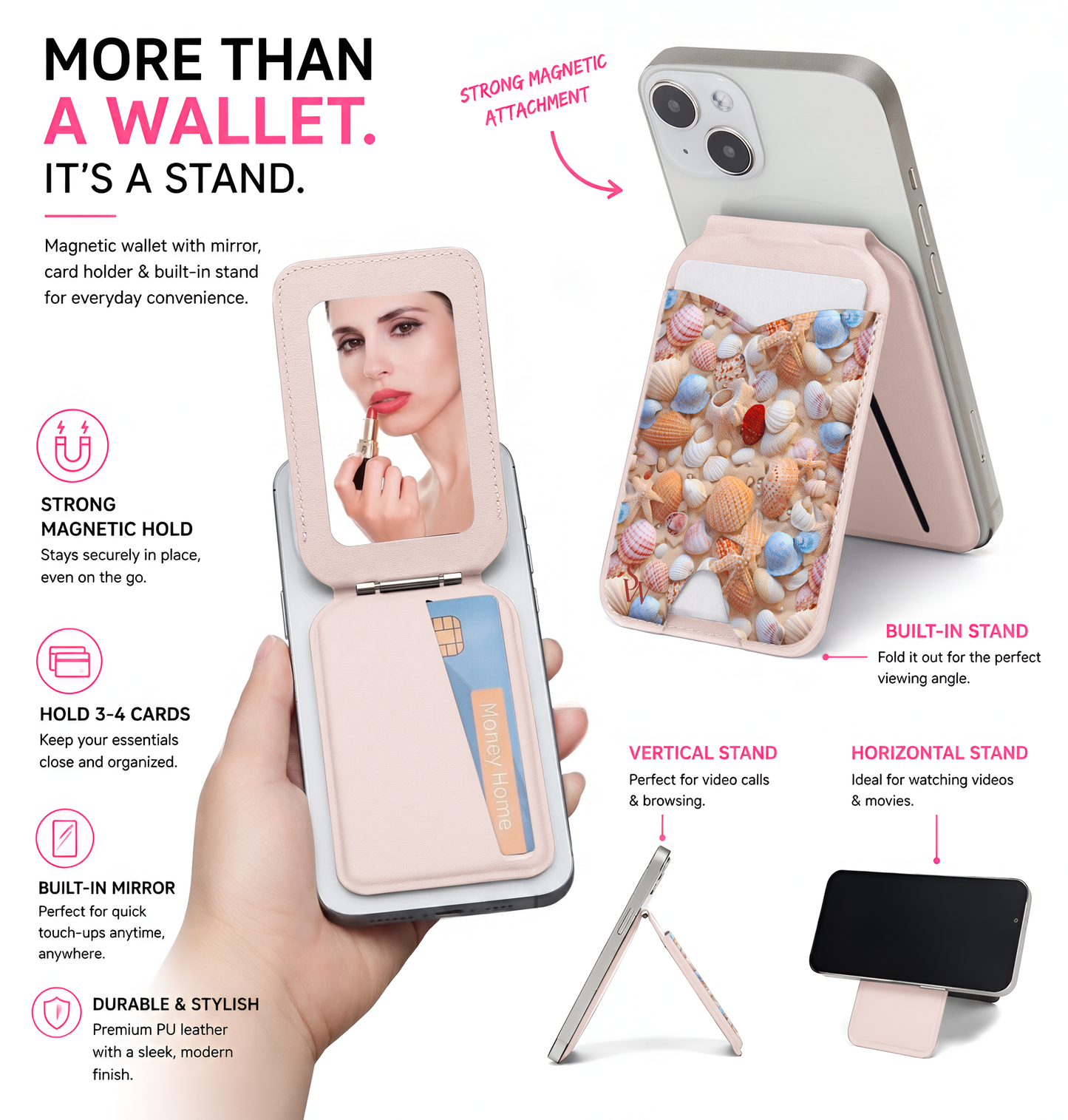 Shell Chic Phone Wallet