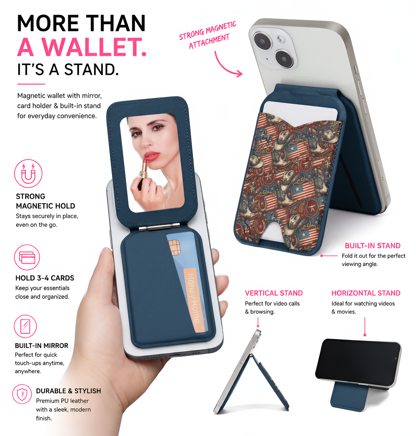 Stars & Spurs Phone Wallet