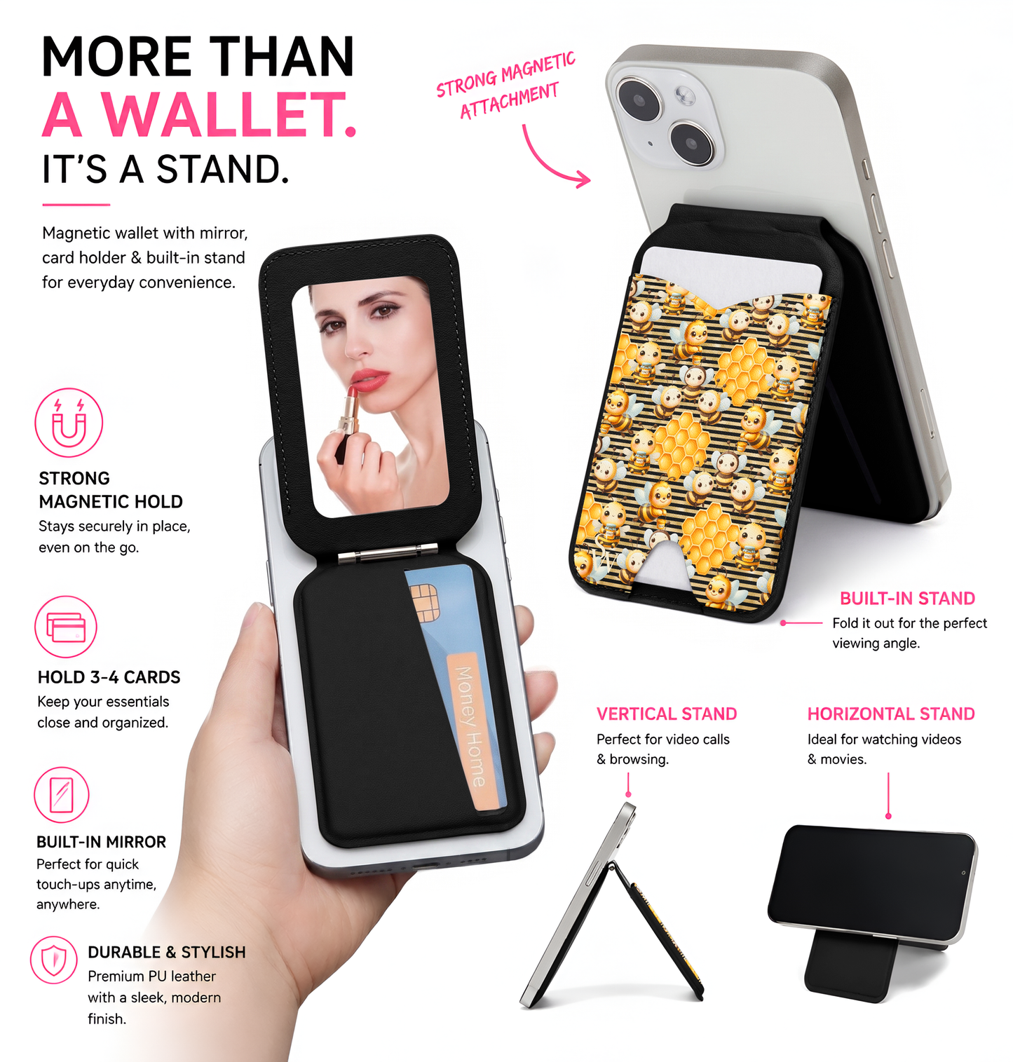 Sugar Hive Phone Wallet