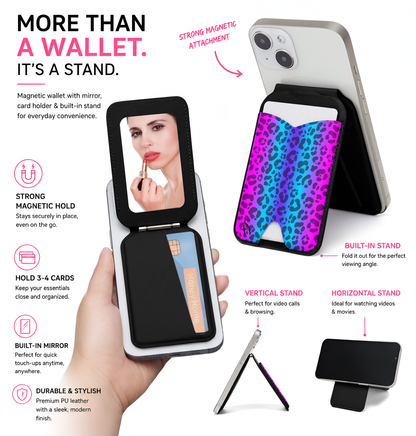 Electric Leopard Phone Wallet