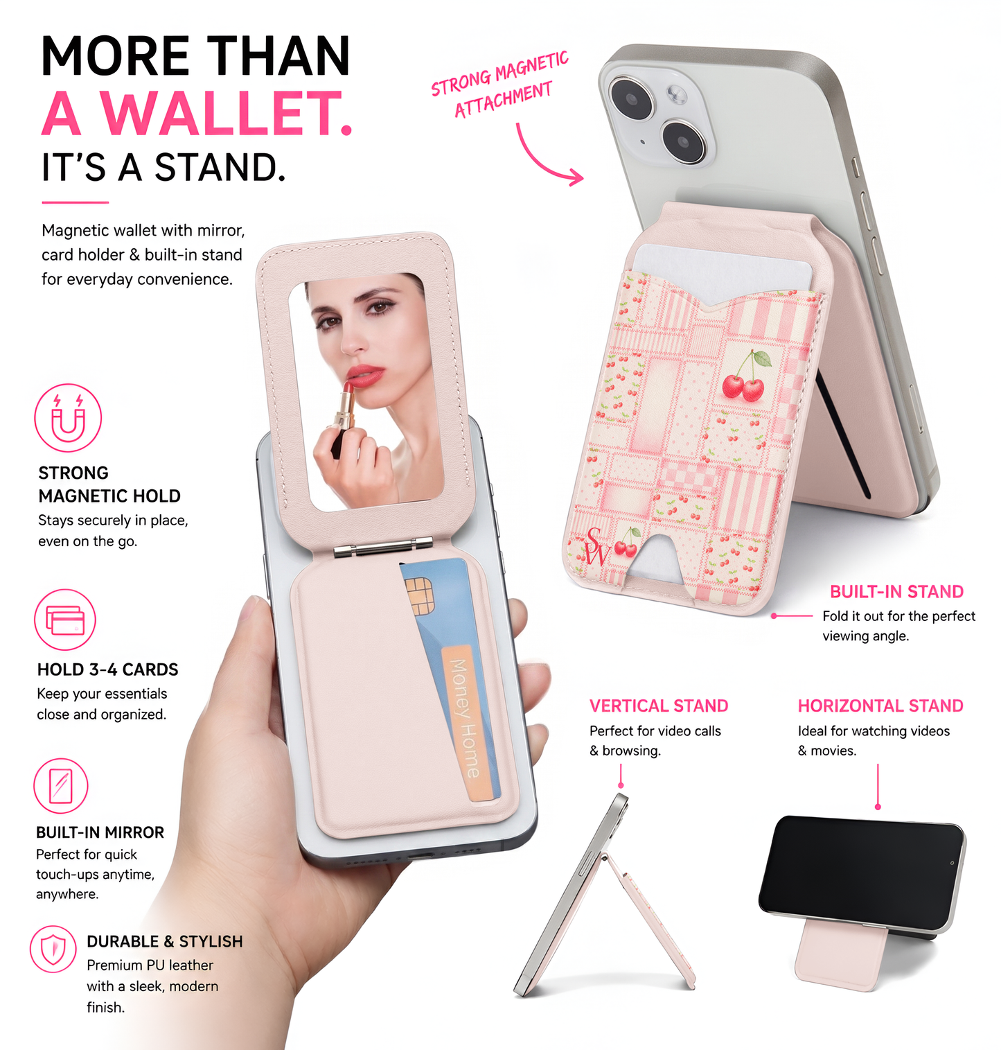 Cherry Cottage Phone Wallet
